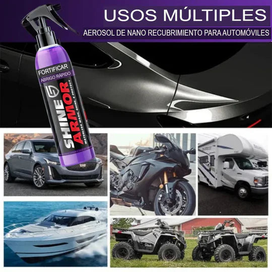 Shine Armor™ – Spray Cerámico Premium con Efecto de Cera