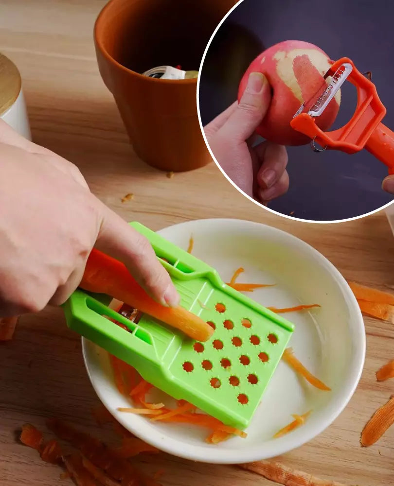 Multipelador 3 en 1 de frutas y verduras