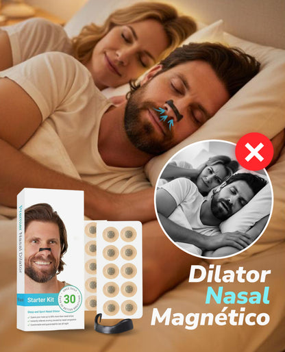 Dilatador nasal magnético antirronquidos