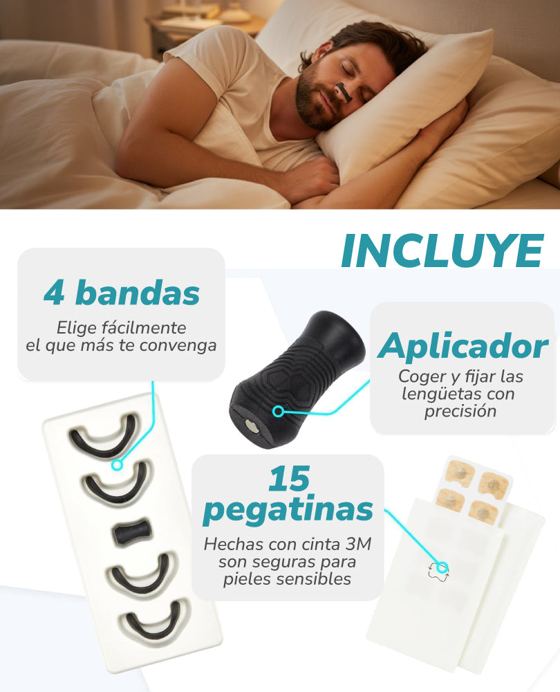 Dilatador nasal magnético antirronquidos