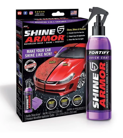 Shine Armor™ – Spray Cerámico Premium con Efecto de Cera