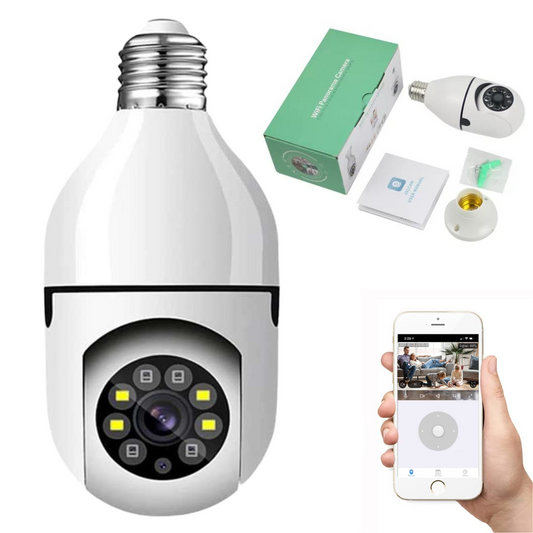 Foco Cámara Smart de Seguridad 360°